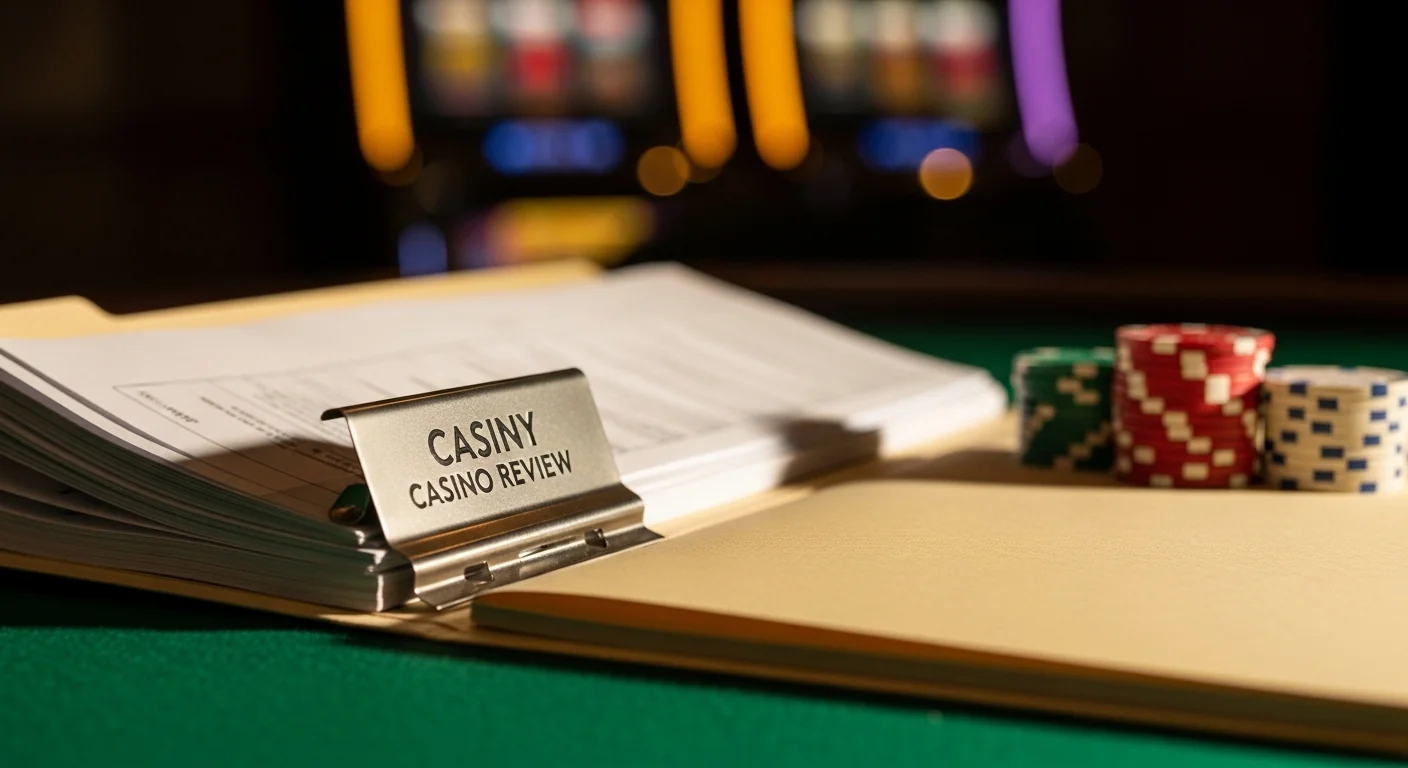 Casiny Casino Login Interface